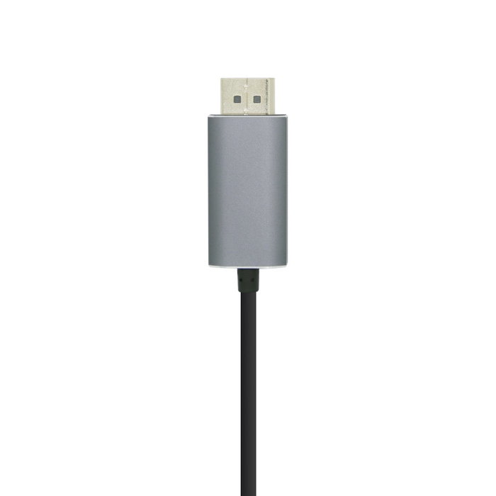 Aisens Cable Conversor USB-C a DisplayPort 4K@60Hz, 0.8m, Negro